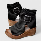 Karline - Klassiske Wedge Sandaler