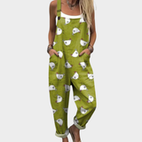 Behagelig Trykt Jumpsuit