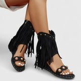 Eira - Chic Frynse Sandaler