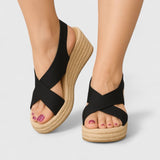 Bellany - Krydsede Vedge Sandaler