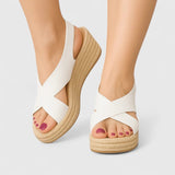 Bellany - Krydsede Vedge Sandaler