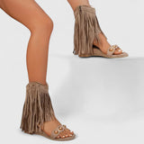 Eira - Chic Frynse Sandaler